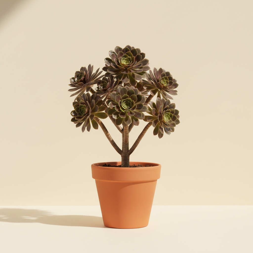 Aeonium arboreum (illustratie)