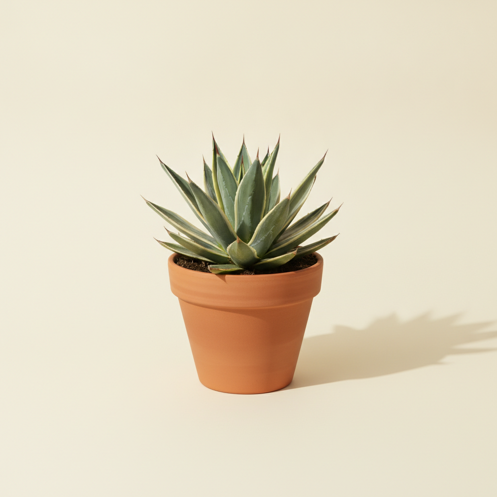 Agave — Agave americana 'Variegata' (illustratie)