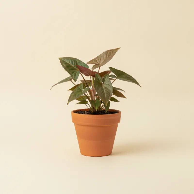 Pijlpuntplant — Syngonium erythrophyllum (illustratie)