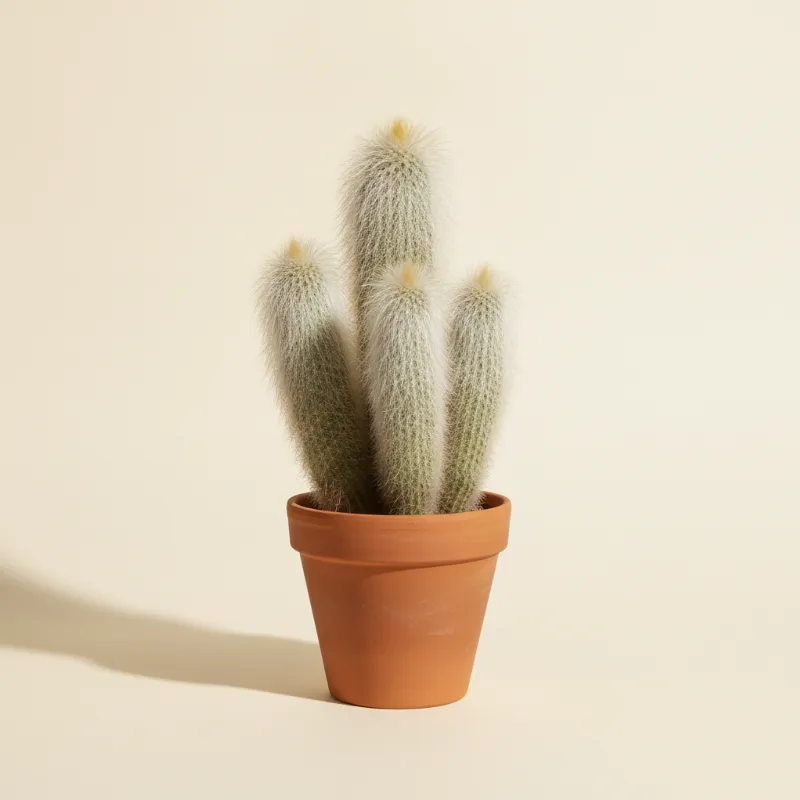 Grijsaard — Cephalocereus senilis (illustratie)