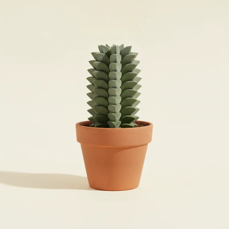 Jadeplant — Crassula pyramidalis (illustratie)