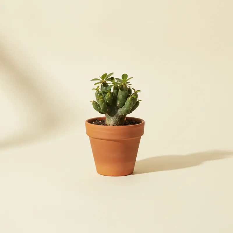 Wolfsmelk — Euphorbia ambovombensis (illustratie)