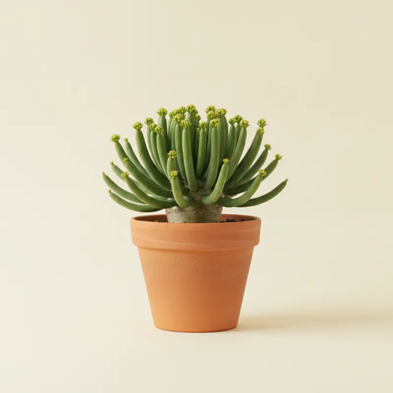 Wolfsmelk — Euphorbia flanaganii (illustratie)