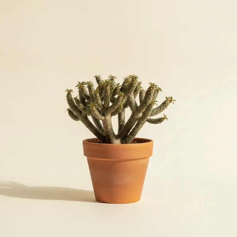 Wolfsmelk — Euphorbia platyclada (illustratie)