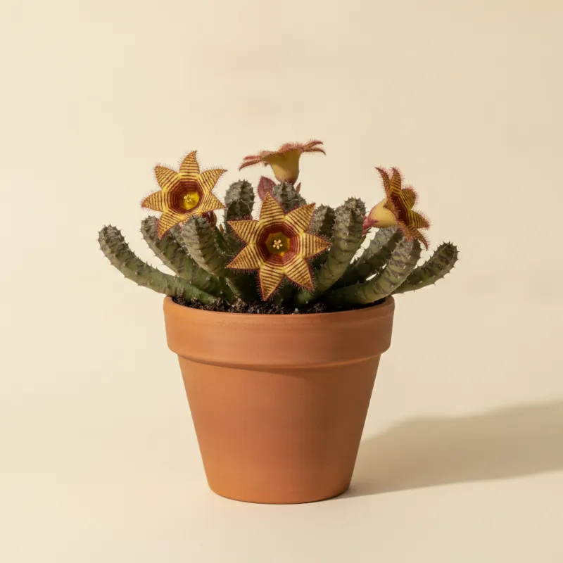 Huernia zebrina (illustratie)