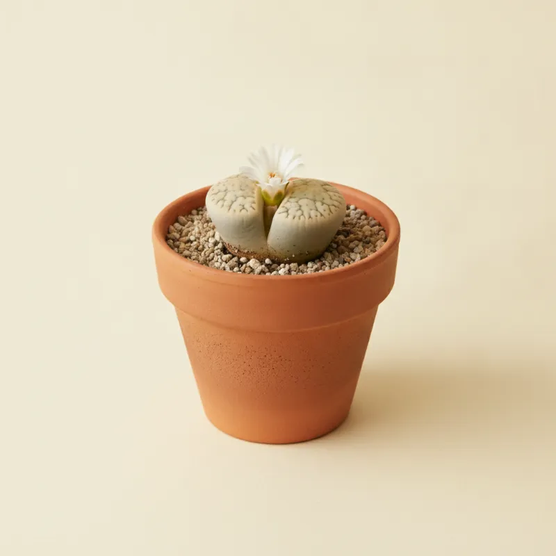 Levende steentjes — Lithops bella (illustratie)