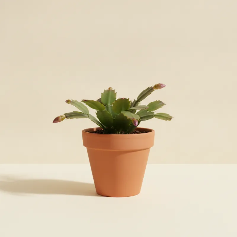 Lidcactus — Schlumbergera gaertneri (illustratie)