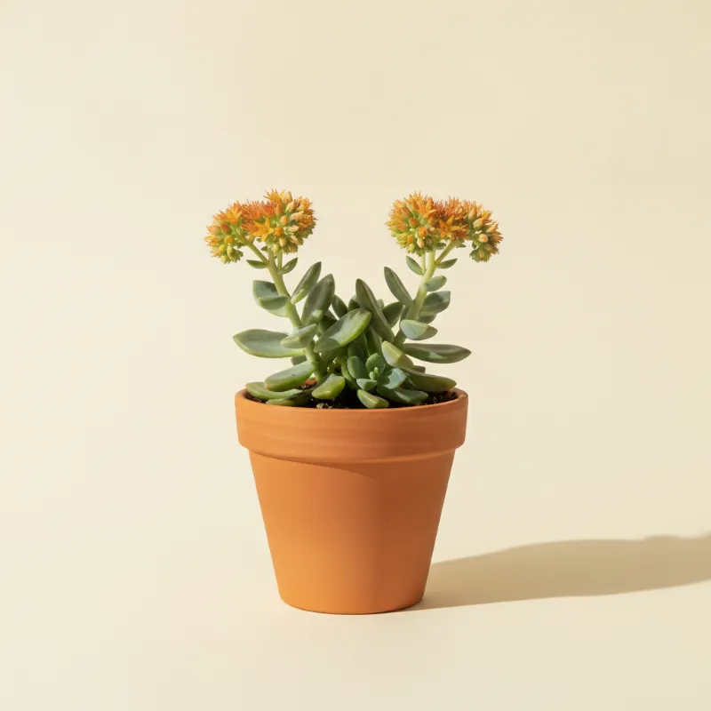 Palmers vetkruid — Sedum palmeri (illustratie)