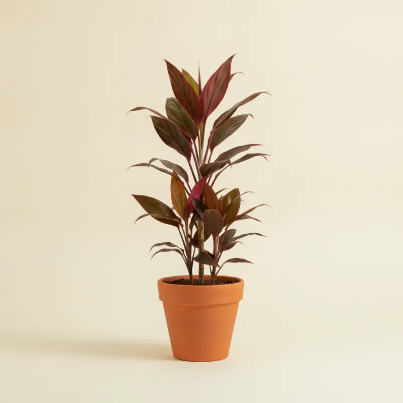 Cordyline — Cordyline fruticosa 'Tango' (illustratie)