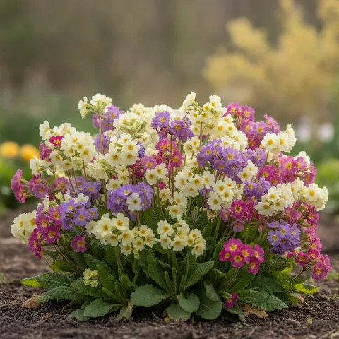 Sleutelbloem / primula — Primula spp. (illustratie)
