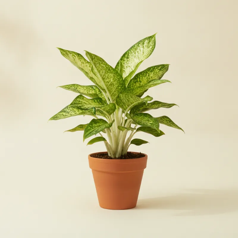 Dieffenbachia — Dieffenbachia 'Mars' (illustratie)