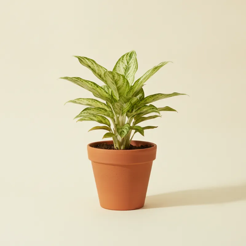 Aglaonema — Aglaonema 'Stripes' (illustratie)