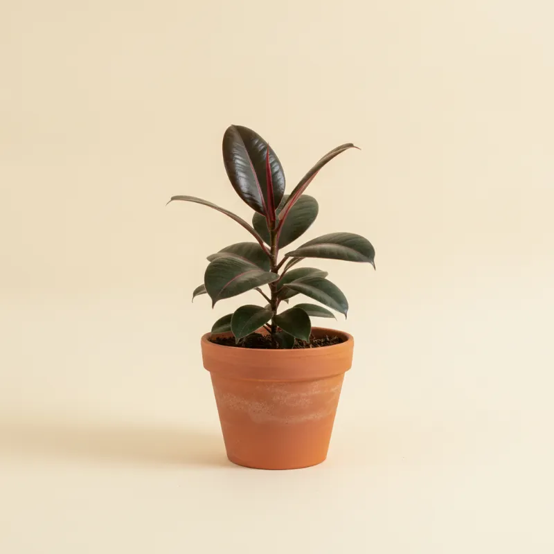 Ficus — Ficus elastica 'Melany' (illustratie)