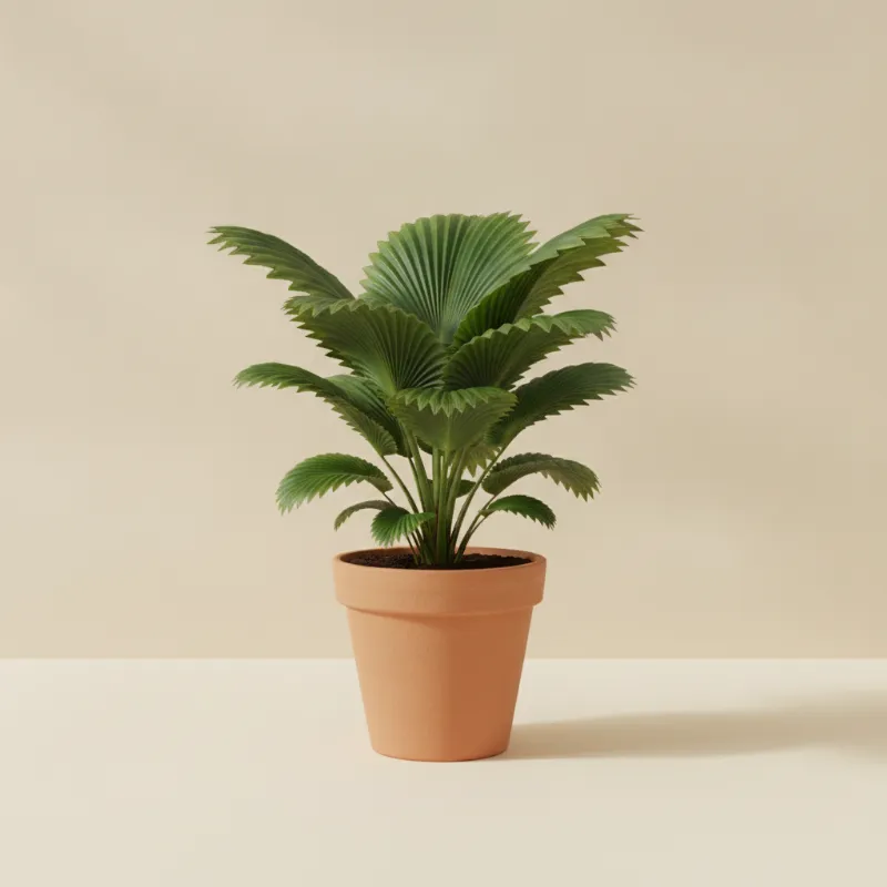 Waaierpalm — Licuala grandis (illustratie)