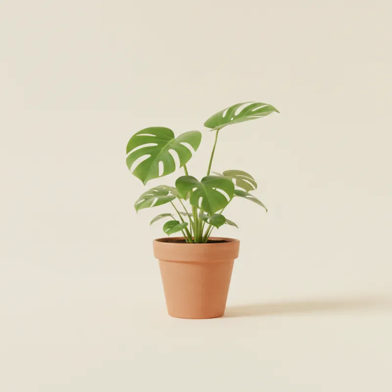 Gatenplant — Monstera deliciosa (illustratie)