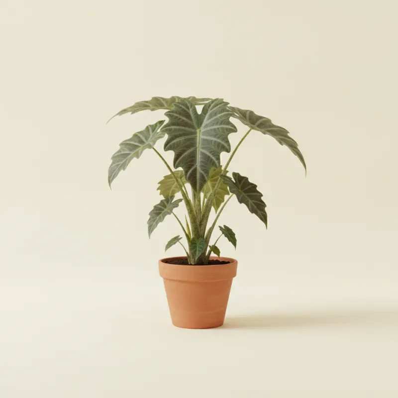 Olifantsoor — Alocasia 'Portodora' (illustratie)