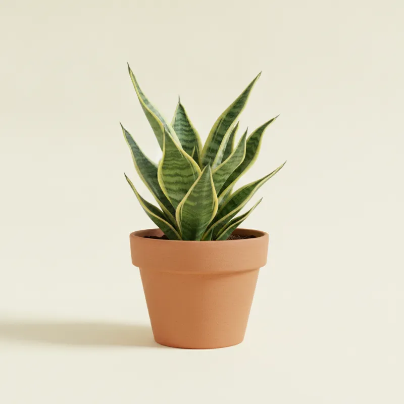 Vrouwentong — Sansevieria trifasciata 'Futura Superba' (illustratie)