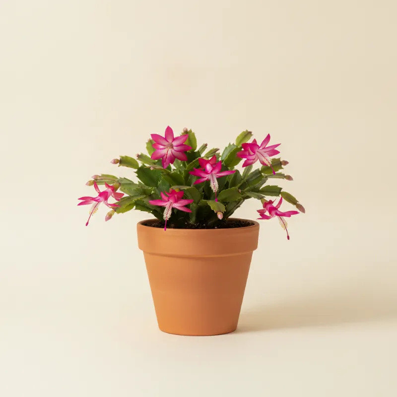 Lidcactus — Schlumbergera truncata (illustratie)
