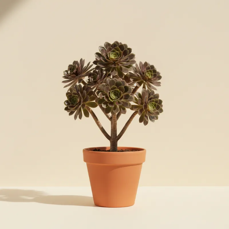 Aeonium arboreum (illustratie)