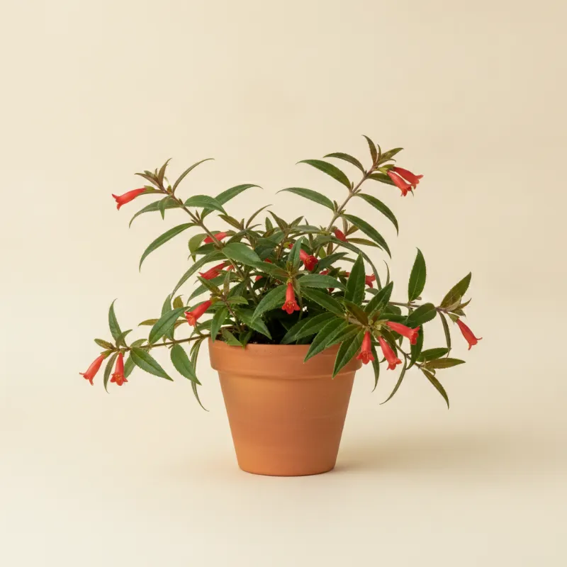 Lipstickplant — Aeschynanthus japhrolepis (illustratie)