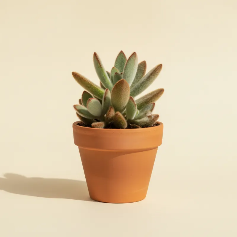 Kalanchoë — Kalanchoe tomentosa 'Chocolate Soldier' (illustratie)