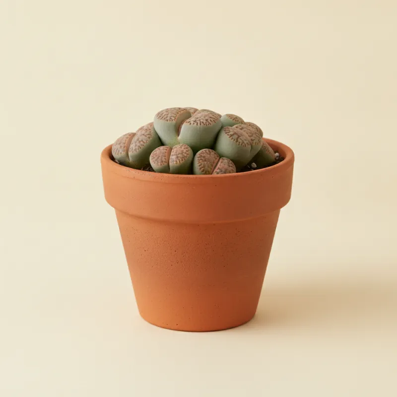 Levende steentjes — Lithops karasmontana (illustratie)