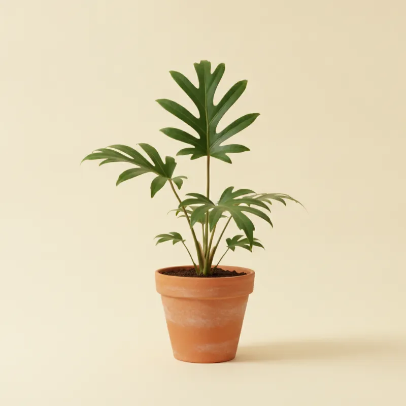 Flamingoplant — Anthurium clavigerum (illustratie)