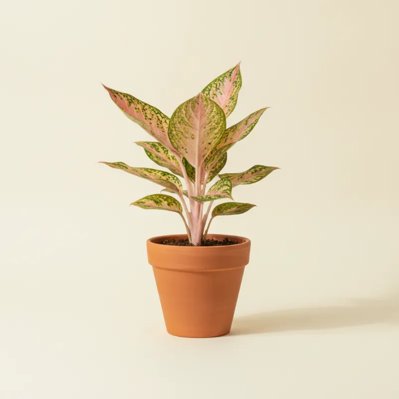 Aglaonema — Aglaonema 'Anyamanee' (illustratie)