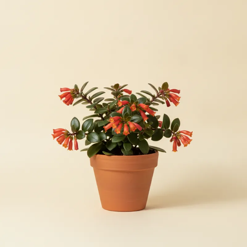 Lipstickplant — Aeschynanthus 'Mona Lisa' (illustratie)