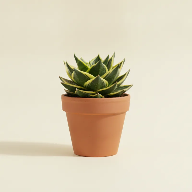 Dracaena — Dracaena trifasciata 'Green Hahnii' (illustratie)