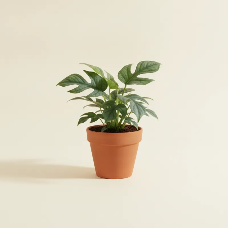 Drakenklimop — Epipremnum pinnatum 'Baltic Blue' (illustratie)