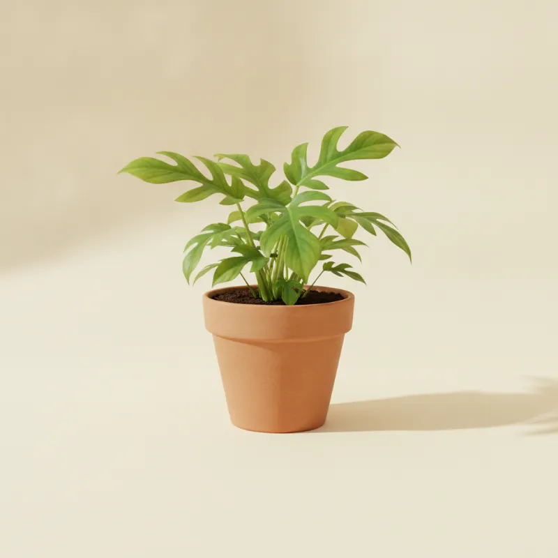 Drakenklimop — Epipremnum pinnatum 'Dragon Tail' (illustratie)