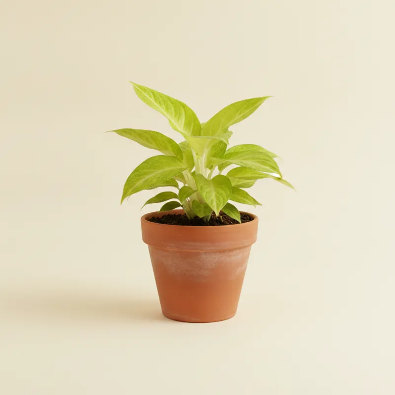 Homalomena — Homalomena 'Lemon Lime' (illustratie)