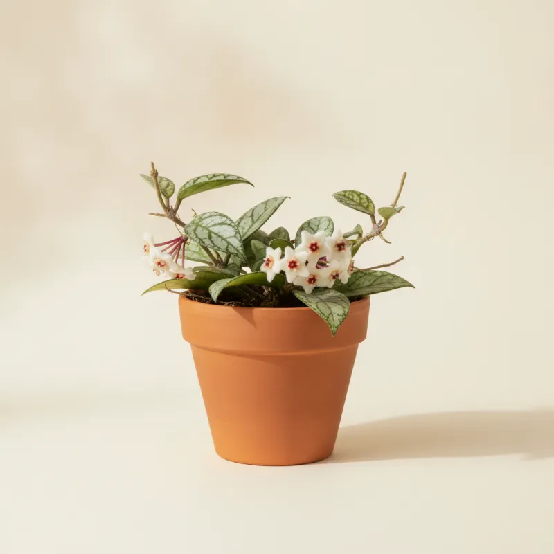 Wasbloem — Hoya caudata 'Sumatra' (illustratie)