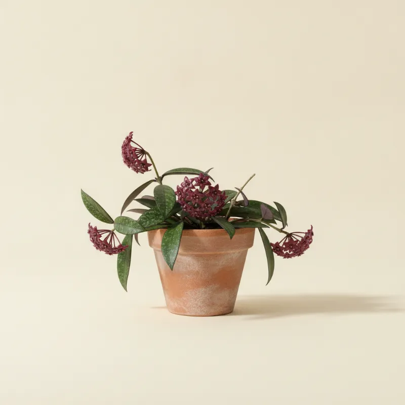 Wasbloem — Hoya pubicalyx 'Royal Hawaiian Purple' (illustratie)