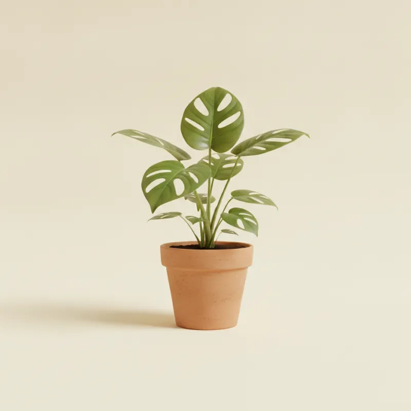 Gatenplant — Monstera acacoyaguensis (illustratie)