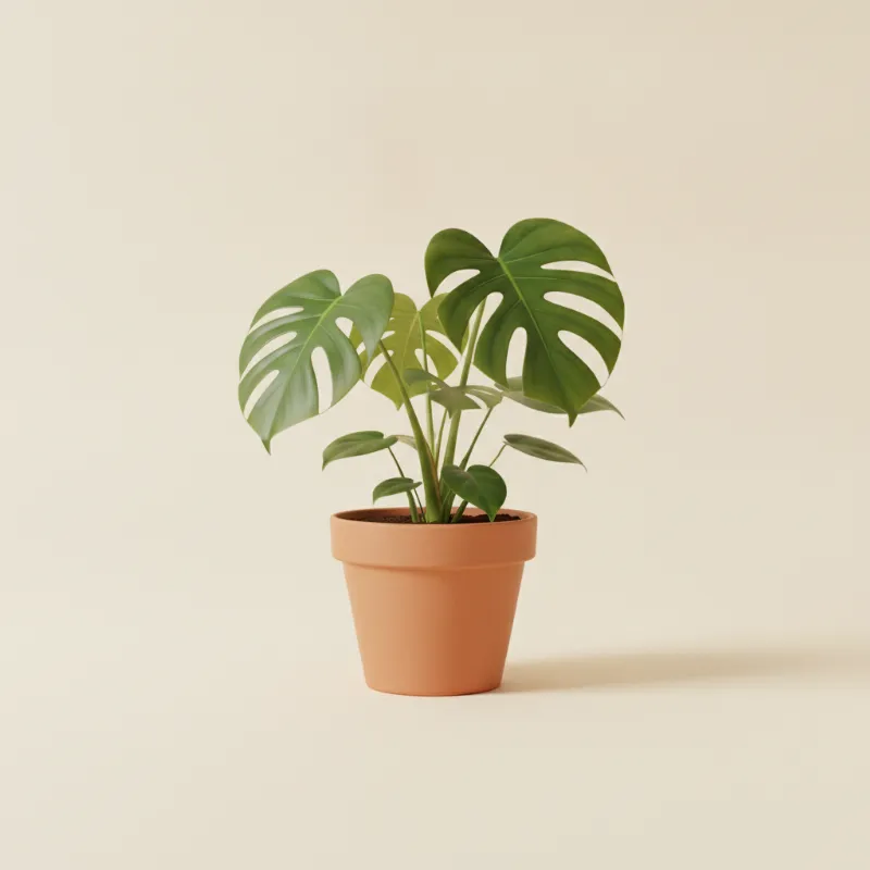 Gatenplant — Monstera esqueleto (illustratie)
