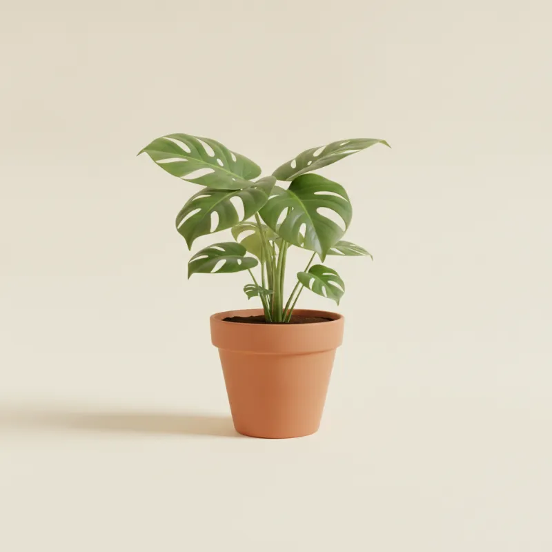 Gatenplant — Monstera pinnatipartita (illustratie)