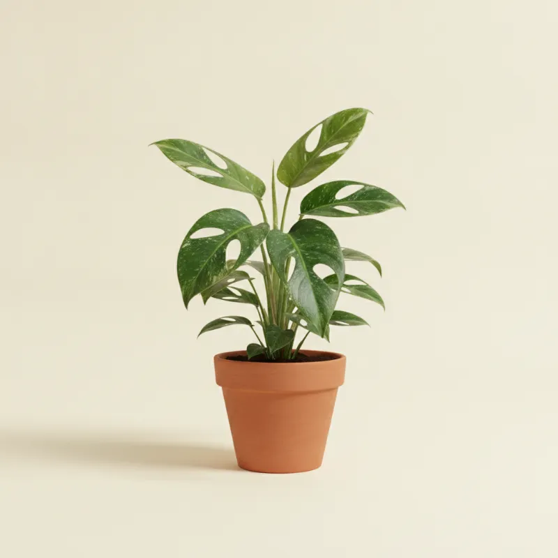 Gatenplant — Monstera standleyana (illustratie)