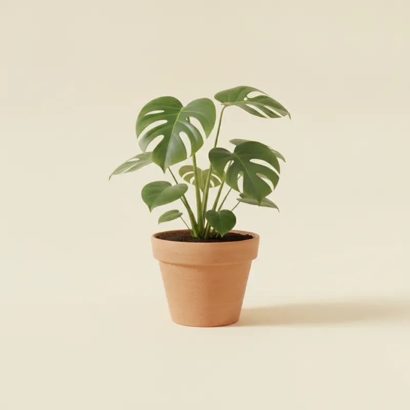 Gatenplant — Monstera 'Legacy' (illustratie)