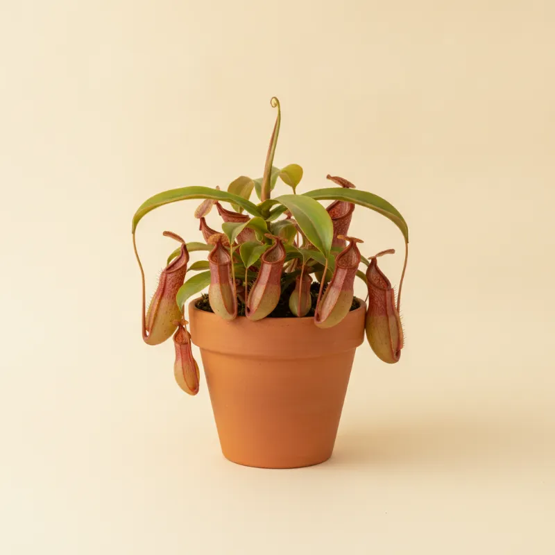 Bekerplant — Nepenthes sanguinea (illustratie)