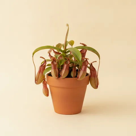 Bekerplant β Nepenthes sanguinea (illustratie)