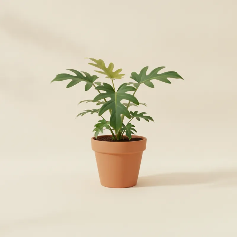 Philodendron — Philodendron bipennifolium (illustratie)