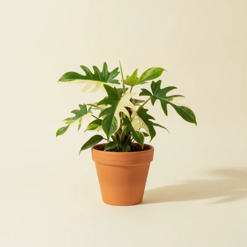 Philodendron — Philodendron florida beauty (illustratie)