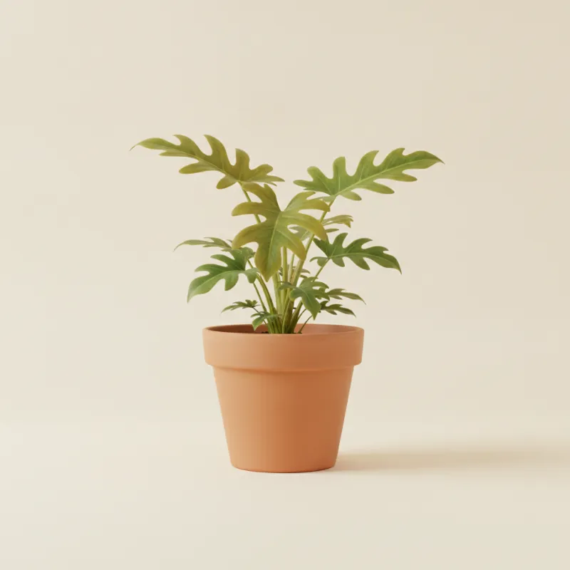 Philodendron — Philodendron golden dragon (illustratie)