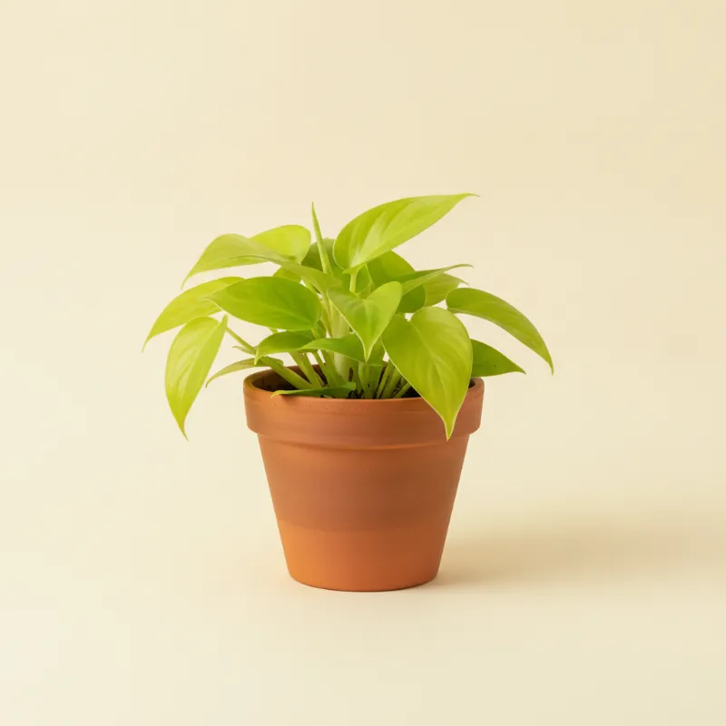 Philodendron — Philodendron hederaceum 'Lemon Lime' (illustratie)