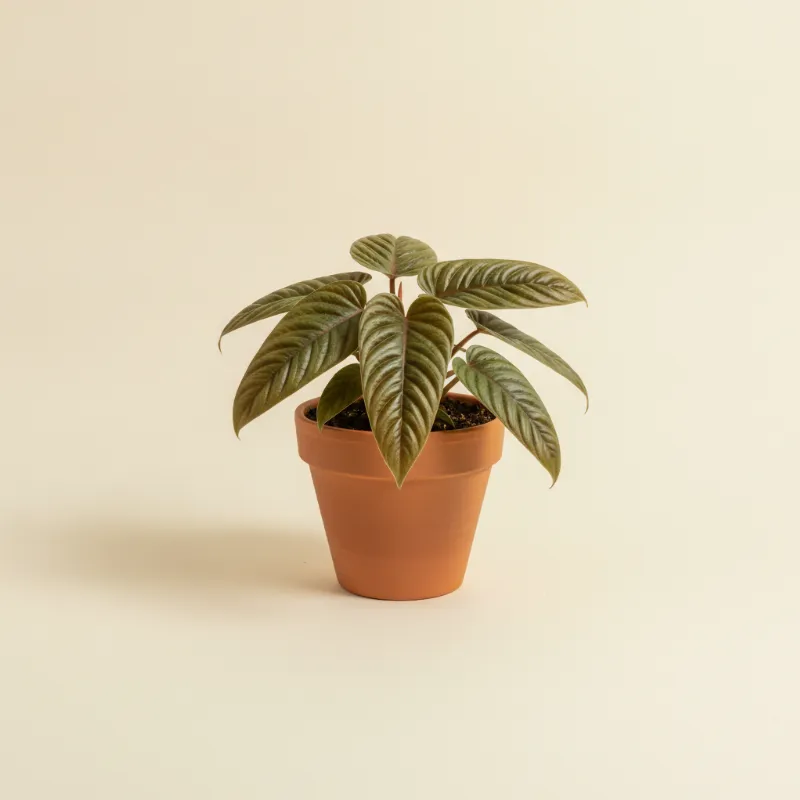 Philodendron — Philodendron rugosum (illustratie)