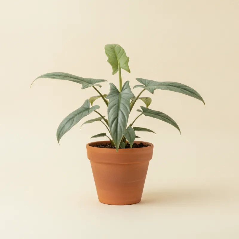 Philodendron — Philodendron silver sword (illustratie)