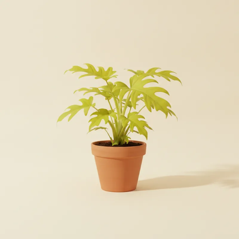 Philodendron — Philodendron warszewiczii 'Flavum' (illustratie)